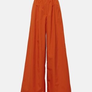 Women's Max Mara Navigli high-rise cotton wide-leg pants